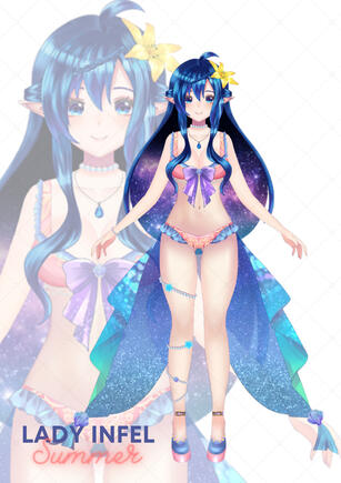 Infel Summer Live2d version