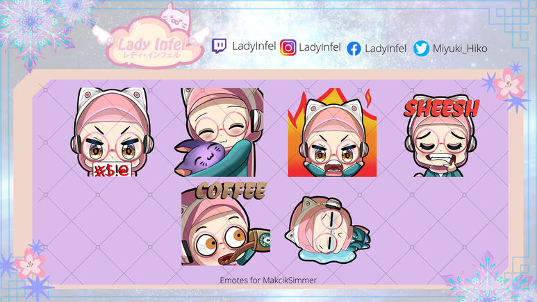 Makcik Simmer Emotes