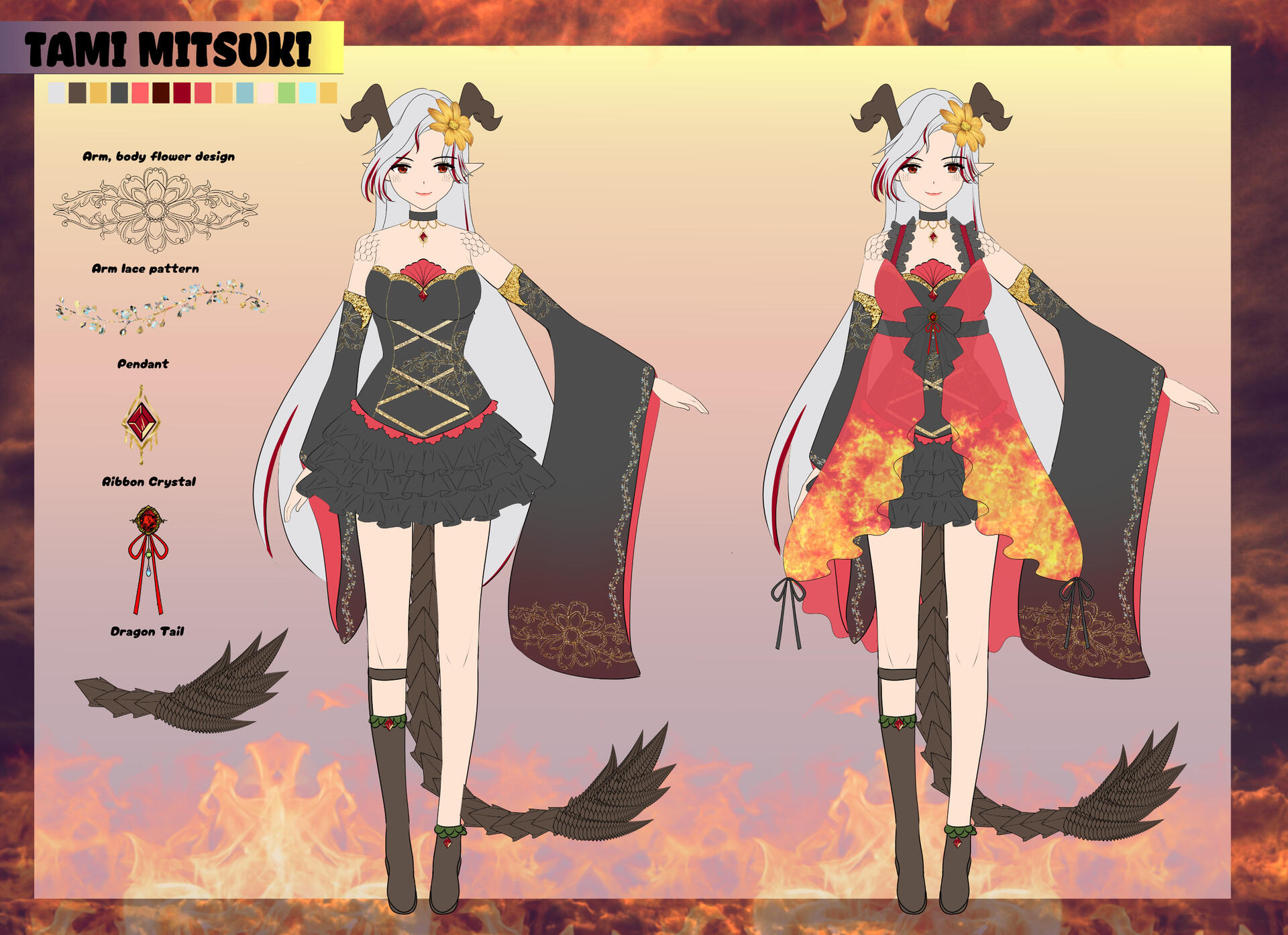 Full body and half body