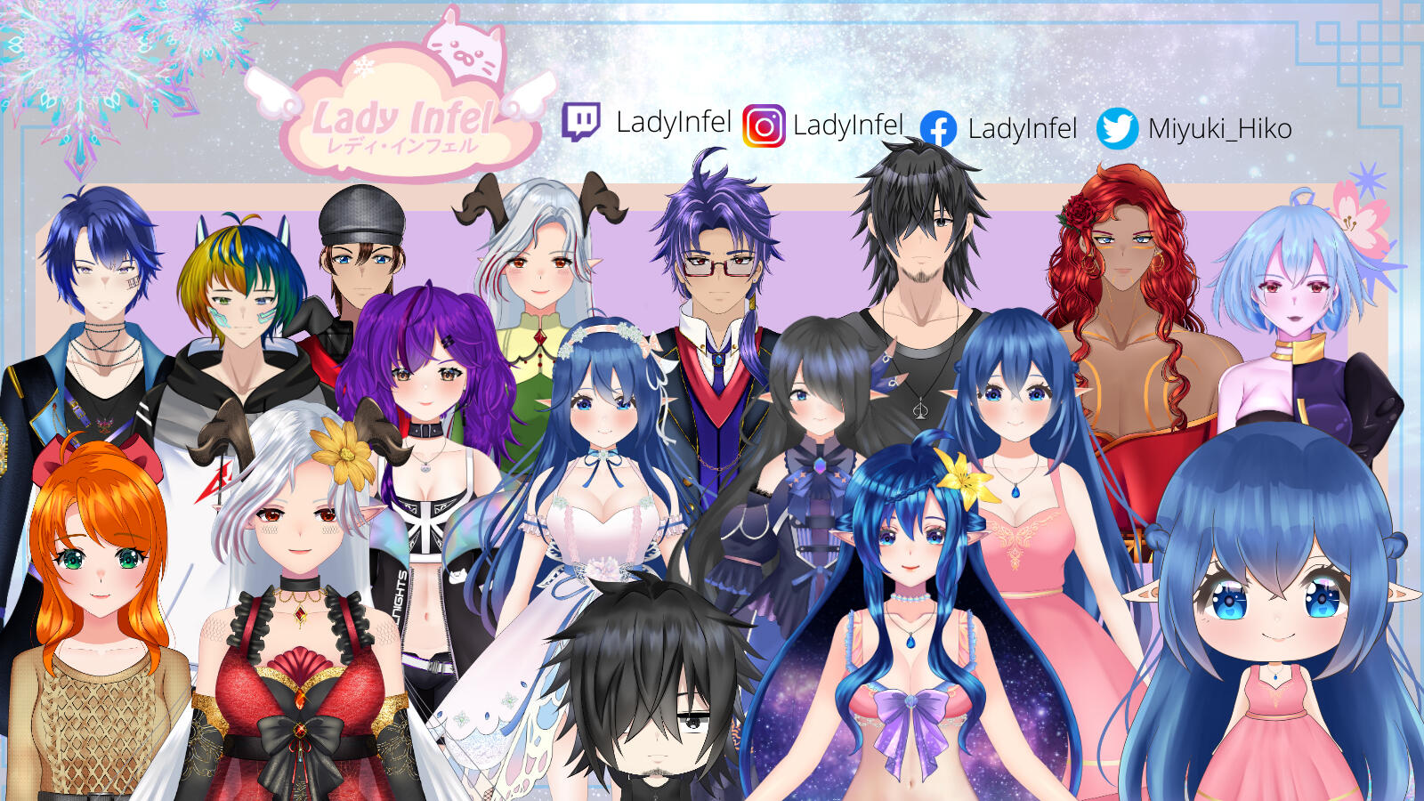 Full body and half body